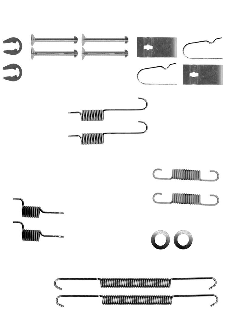 Kit d'accessoires pour mâchoire de frein à tambour FERODO FBA322