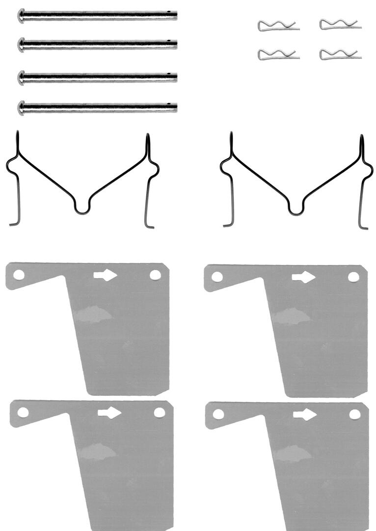 Kit acessórios de pastilhas de travão FERODO  ref. FBA423