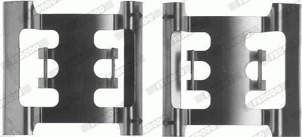Kit acessórios de pastilhas de travão FERODO ref. FBA456