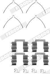 Kit acessórios de pastilhas de travão FERODO ref. FBA497