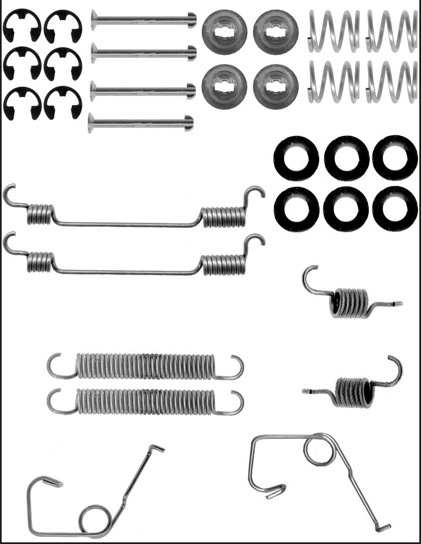 Kit d'accessoires pour mâchoire de frein à tambour FERODO ref. FBA74