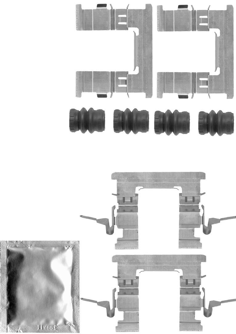 Kit d'accessoires pour plaquette de frein à disque FERODO FBA757