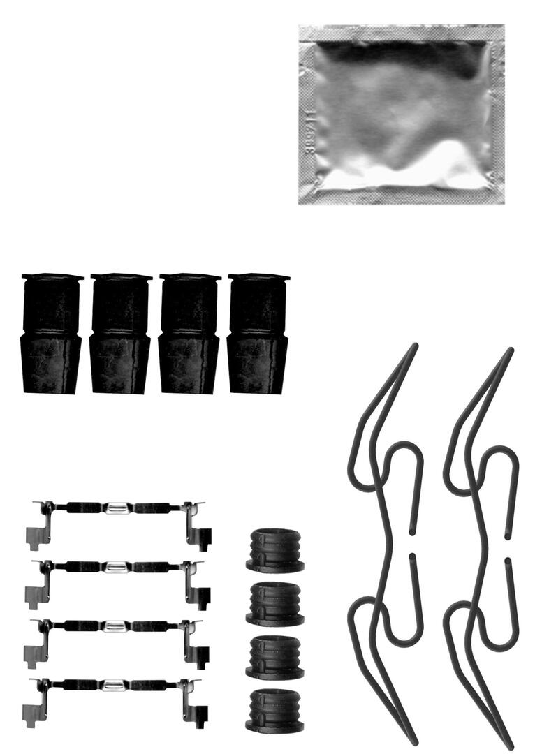 Kit acessórios de pastilhas de travão FERODO FBA836