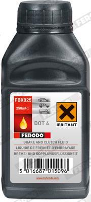 Líquido de travão (Fluido de travões) FERODO  0,25 - ref. FBX025