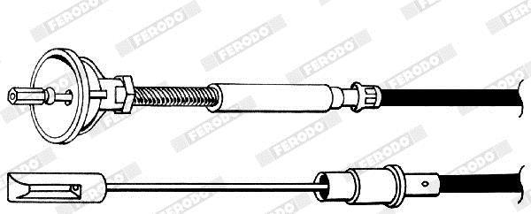 Câble d'embrayage FERODO ref. FCC421117