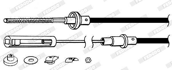 Câble d'embrayage FERODO ref. FCC421120