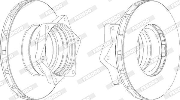 Discos de freno FERODO ref. FCR164A
