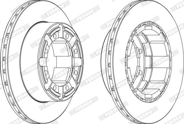 Disques de frein FERODO FCR184A