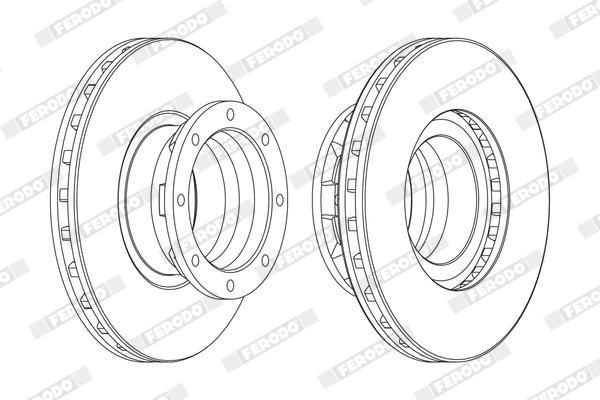 Discos de freno FERODO  ref. FCR187A