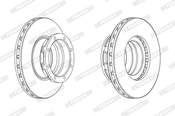 Discos de freno FERODO FCR188A