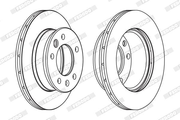 Discos de freno FERODO ref. FCR228A