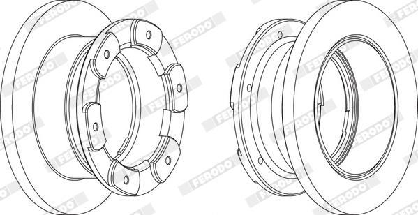 Discos de freno FERODO ref. FCR236A