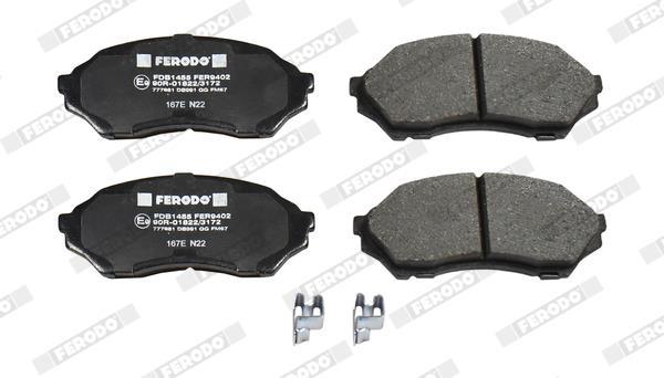 Jeu de 4 plaquettes de frein FERODO  ref. FDB1455