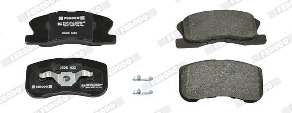 Jeu de 4 plaquettes de frein FERODO  ref. FDB1501
