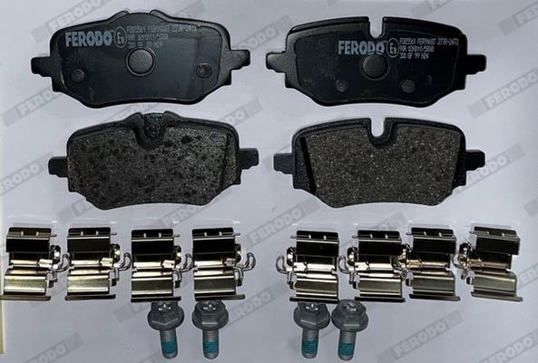 Jeu de 4 plaquettes de frein FERODO  ref. FDB5561