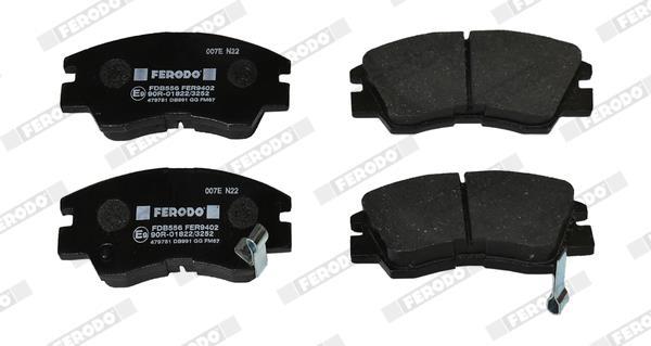 Jeu de 4 plaquettes de frein FERODO ref. FDB556