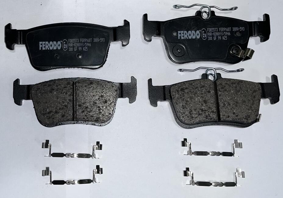 Jeu de 4 plaquettes de frein FERODO FDB5573