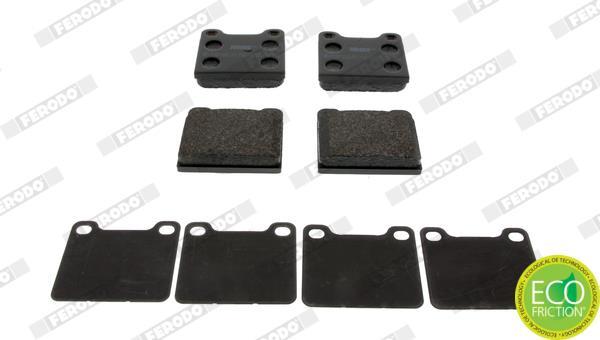 Jeu de 4 plaquettes de frein FERODO ref. FDB704