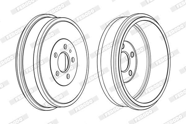 Tambour de frein FERODO  ref. FDR329012