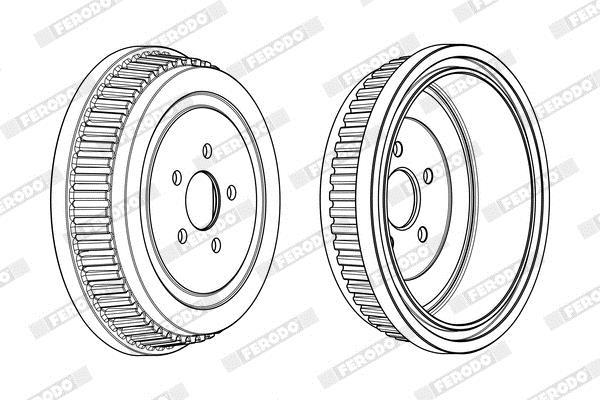 Tambour de frein FERODO  ref. FDR329290