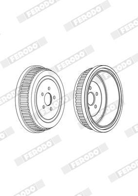 Tambour de frein FERODO  ref. FDR329290