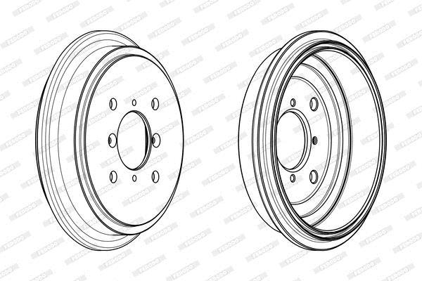 Tambour de frein FERODO  ref. FDR329329