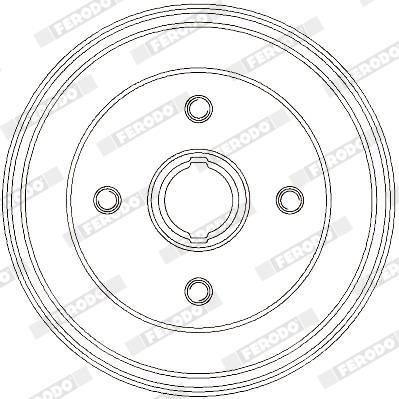 Tambour de frein FERODO ref. FDR329330