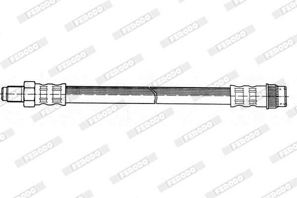 Flexible de frein (Durite de frein) FERODO FHY2116