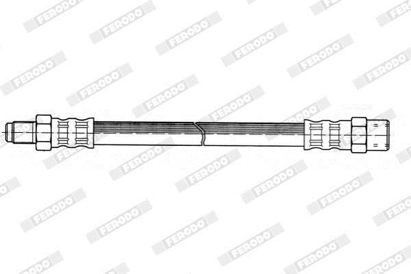 Flexible de frein (Durite de frein) FERODO ref. FHY2403
