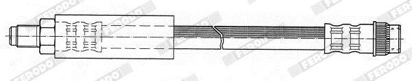 Flexible de frein (Durite de frein) FERODO ref. FHY2583