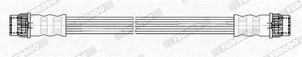 Flexible de frein FERODO FHY2641