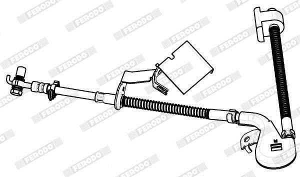Flexível de travão FERODO FHY2658