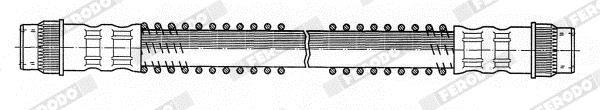 Flexible de frein FERODO FHY3002
