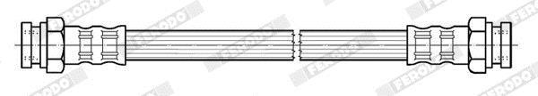 Flexible de frein (Durite de frein) FERODO FHY3199