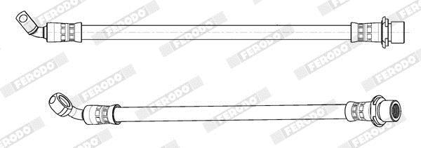 Flexible de frein (Durite de frein) FERODO FHY3294