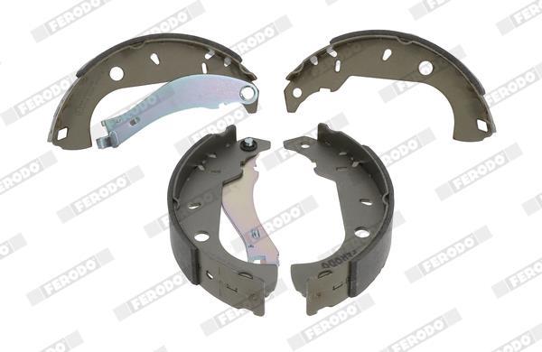 Jeu de 4 mâchoires de frein (Garniture de frein à tambour) FERODO ref. FSB307