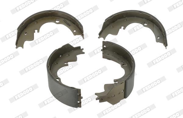 Jeu de 4 mâchoires de frein (Garniture de frein à tambour) FERODO ref. FSB378