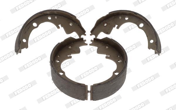 Jeu de 4 mâchoires de frein (Garniture de frein à tambour) FERODO ref. FSB384