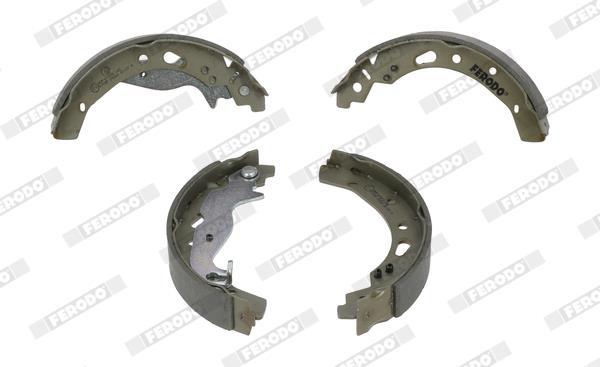 Jeu de 4 mâchoires de frein (Garniture de frein à tambour) FERODO ref. FSB4018