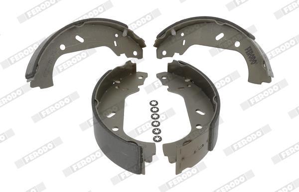 Jeu de 4 mâchoires de frein (Garniture de frein à tambour) FERODO ref. FSB535