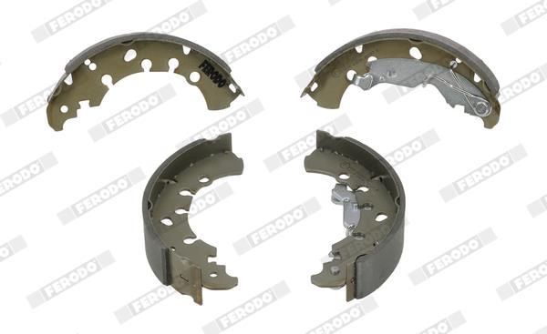 Jeu de 4 mâchoires de frein (Garniture de frein à tambour) FERODO ref. FSB681