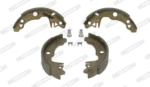 Jeu de 4 mâchoires de frein (Garniture de frein à tambour) FERODO ref. FSB72