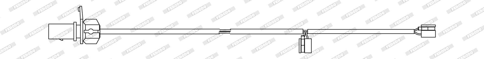 Contacteur de témoin d'usure (Témoin d'usure plaquettes) FERODO FWI474