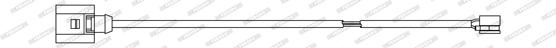 Contacteur de témoin d'usure (Témoin d'usure plaquettes) FERODO FWI482