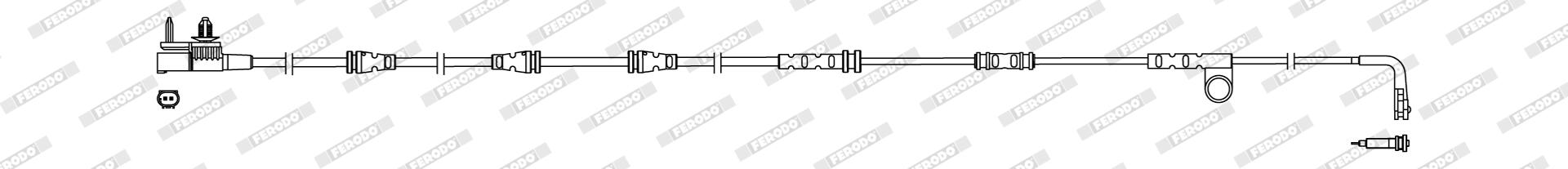 Contacteur de témoin d'usure (Témoin d'usure plaquettes) FERODO FWI497