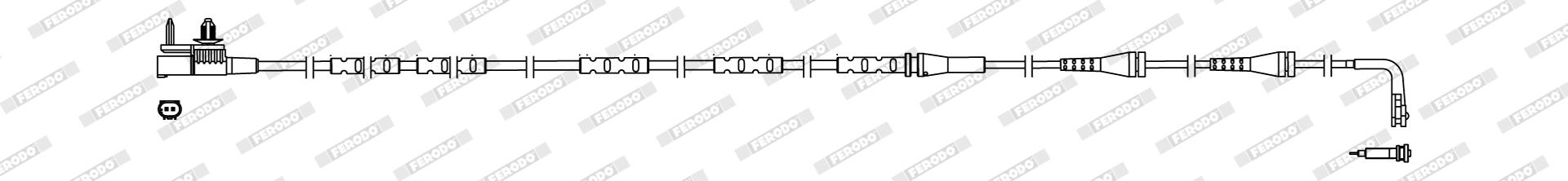 Contacteur de témoin d'usure (Témoin d'usure plaquettes) FERODO FWI509
