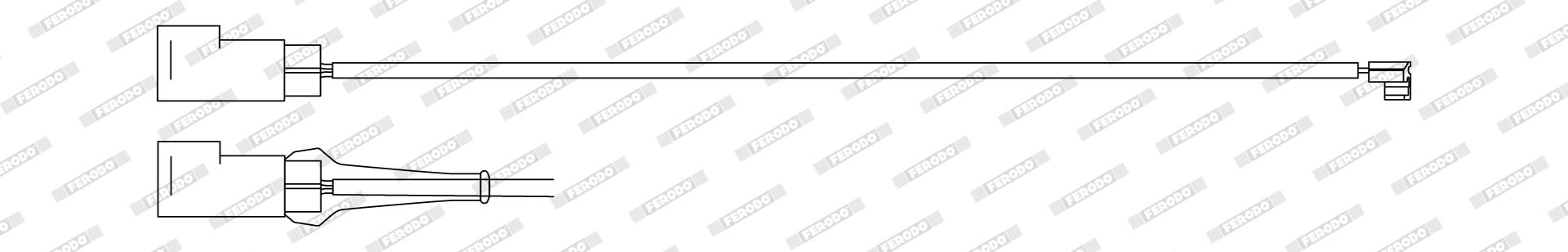 Contacteur de témoin d'usure (Témoin d'usure plaquettes) FERODO FWI518