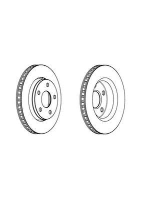 Jeu de 2 disques de frein FERODO DDF2098C