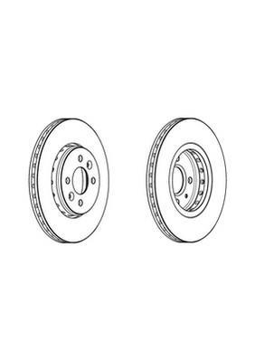 Disque de frein FERODO DDF2350C Disque de frein FERODO DDF2350C
