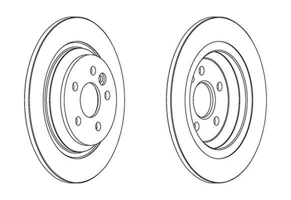 Jeu de 2 disques de frein FERODO DDF1720